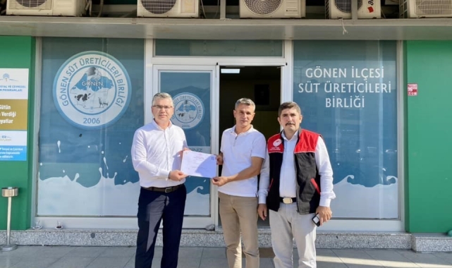 Alkan, Süt Üreticileri Birliklerini Ziyaret Ederek Sertifikalarını Verdi