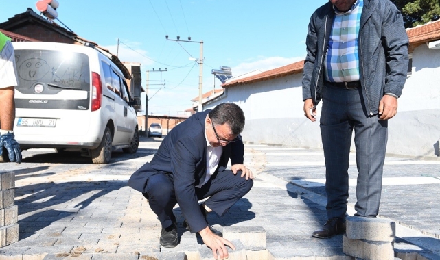 Altıeylül&#039;de parke taşsız sokak kalmayacak