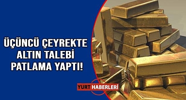 Altın talebinde rekor artış