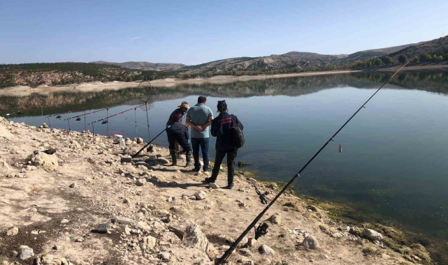 Altınapa Baraj Gölünde amatör avlanma denetlendi