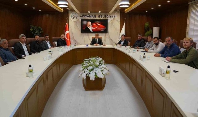 Altyapı çalışmalarıyla ilgili muhtarlar bilgilendirildi