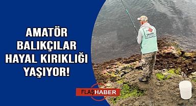 Amatör balıkçılar dert yandı