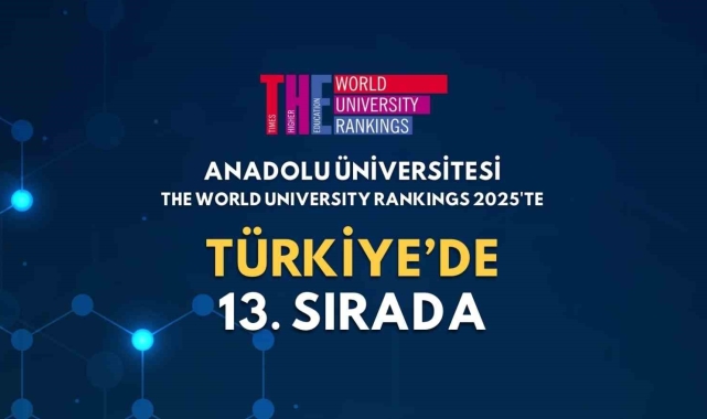 Anadolu Üniversitesi, THE World University Rankings 2025'te 13'üncü sırada