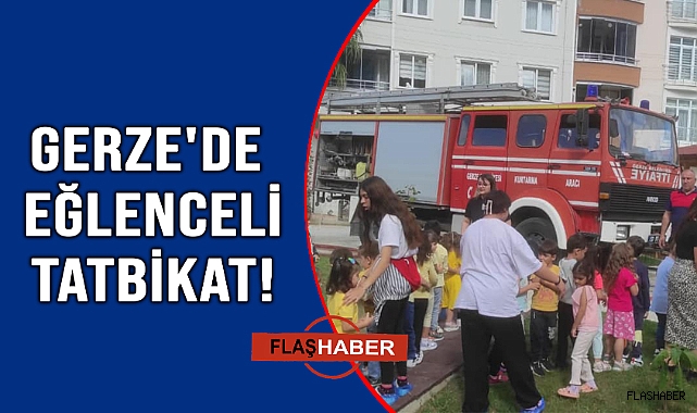 Anaokulu öğrencileri İtfaiyecilik deneyimi yaşadı