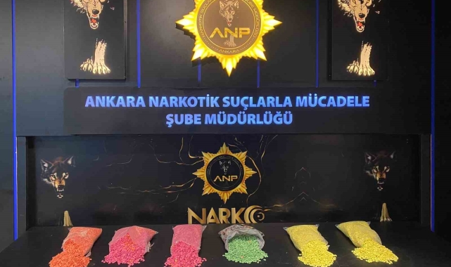 Ankara'da 28 binden fazla uyuşturucu hap ele geçirildi