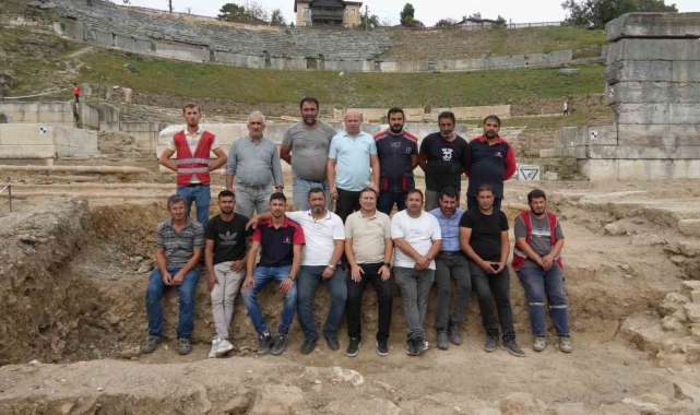 Antik kentte kazı çalışmalarına devam