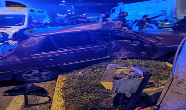 Artvin'deki trafik kazasında 2 kişi yaralandı