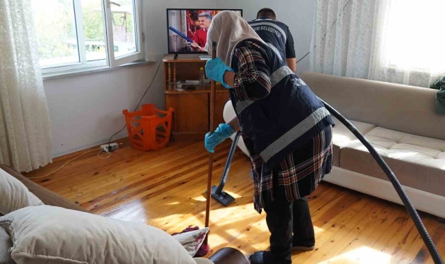 Atakum'dan 200 aileye evde destek