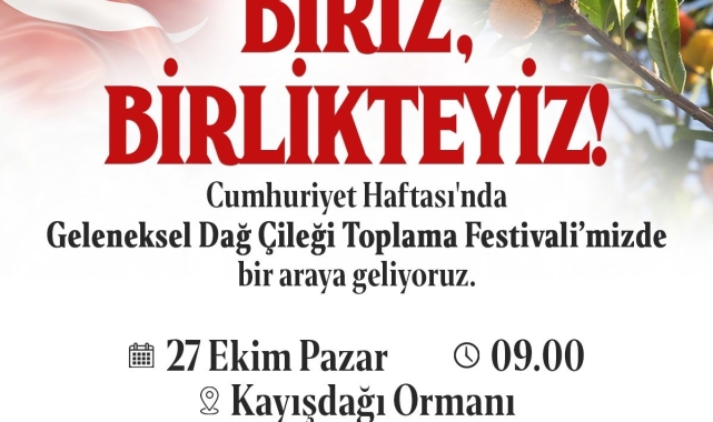 Ataşehir'de 'Dağ Çileği Toplama' festivali