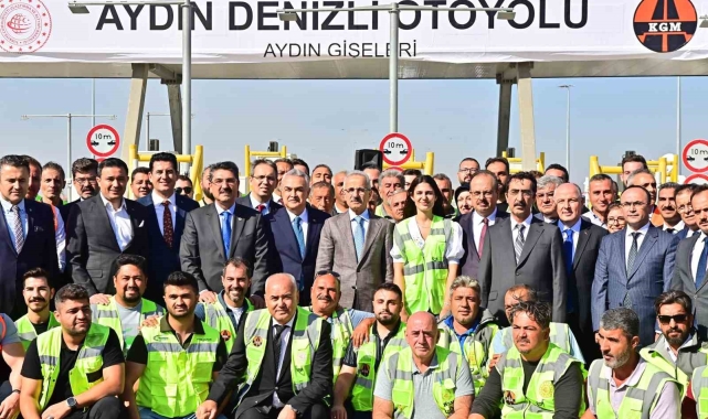 Aydın-Denizli Otoyolundan 3 günde 22 bin araç geçti