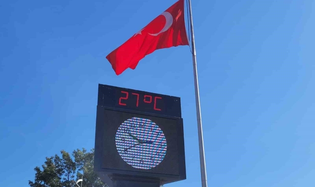 Aydın, Ekim ayında yazdan kalma günlerini yaşıyor