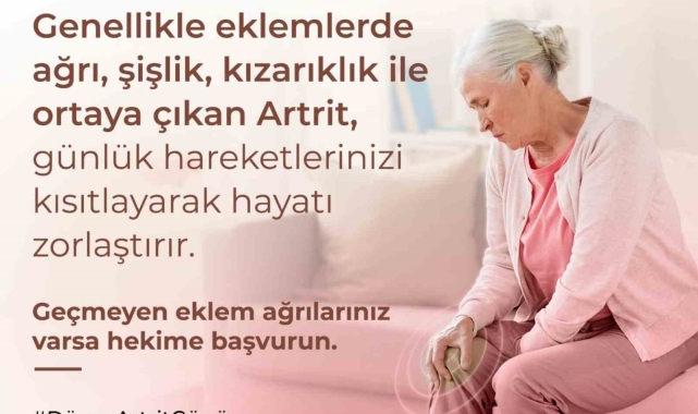 Aydın İl Sağlık Müdürlüğü'nden artrit ile yaşam ipuçları