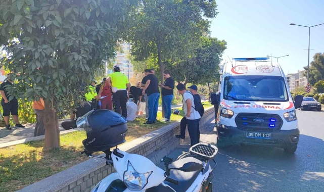Aydın'da motosikletler çarpıştı: 3 yaralı