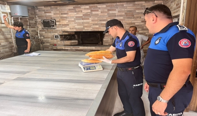 Bafra'da ekmek fırınları denetlendi