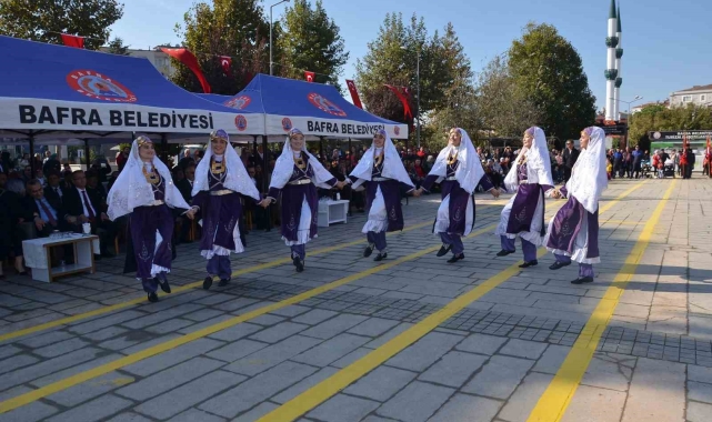 Bafra'da Cumhuriyet Bayramı coşkuyla kutlandı