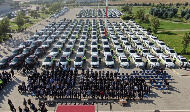 Balıkesir İl Emniyet Müdürlüğü hizmetlerinde kullanılmak üzere 204 araç alımı yapıldı