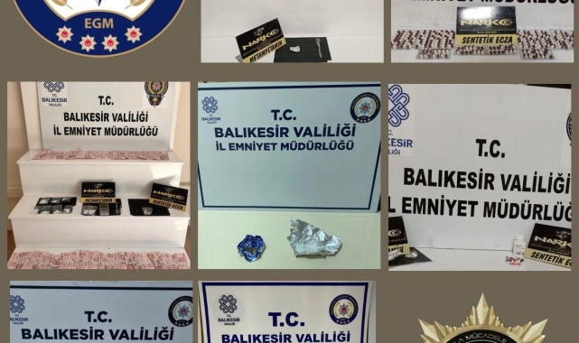 Balıkesir'de narkotik operasyonunda 6 şüpheli tutuklandı