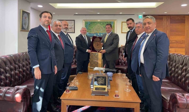 Başkan Aşgın Seul Büyükelçisi Tamer'i ziyaret etti