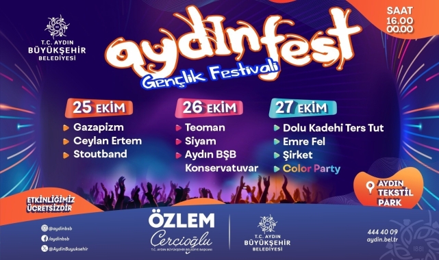 Başkan Çerçioğlu, Aydınlıları Aydınfest'te müzikle buluşturacak
