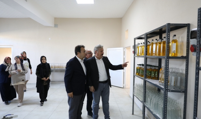 Başkan Palancıoğlu; Ağırnas Mimarsinan Kadın Kooperatifi'ni ziyaret etti