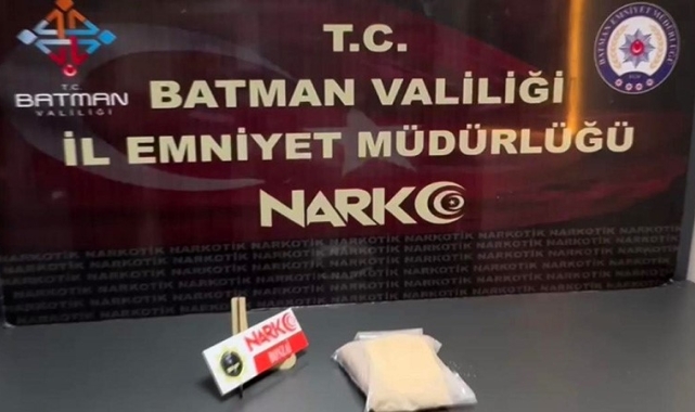 Batman'da uyuşturucu operasyonu: 2 tutuklama
