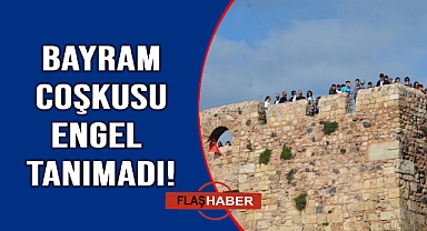Bayram coşkusuna Sinop Kalesi'nden ortak oldular