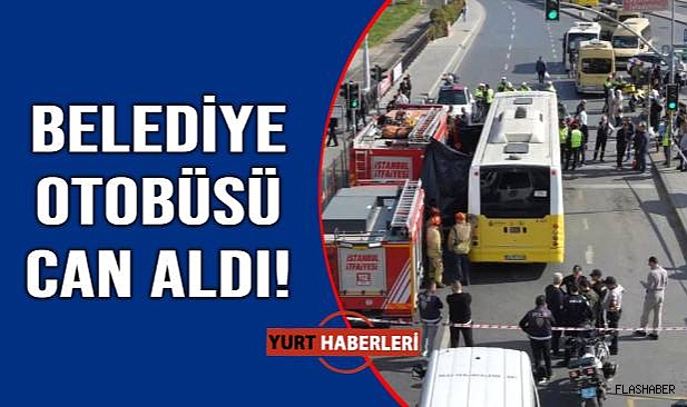 Belediye otobüsü yolun karşısına geçmeye çalışan kadını ezdi