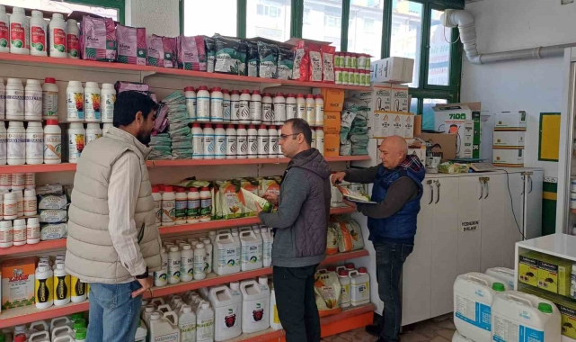 Beyşehir'de bitki koruma ürünü bayilerine denetim