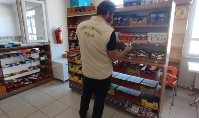 Beyşehir'de okul kantinleri ve yemekhaneler denetlendi