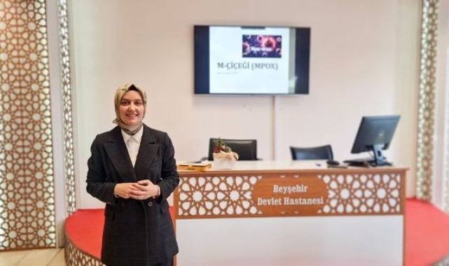 Beyşehir'de sağlık çalışanlarına maymun çiçeği virüsü anlatıldı