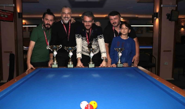 Bilardo Cumhuriyet Kupası Samsun'da sahibini buldu