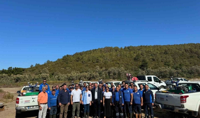 Bodrum'da 345 dönümlük göletin sivrisinek sorunu çözüldü