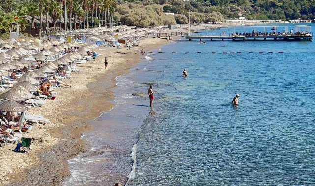 Bodrum'da yazdan kalma günler yaşanıyor