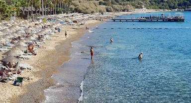 Bodrum'da yazdan kalma günler yaşanıyor