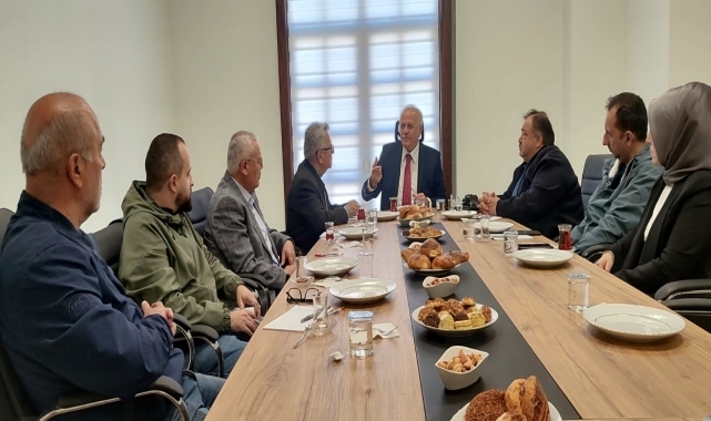 Boyabat'ta Belediye Başkanı Kara basın mensuplarıyla buluştu