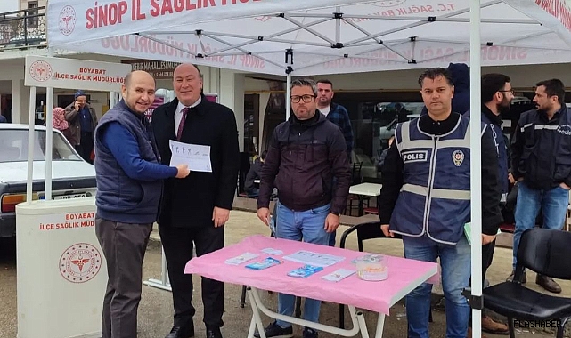 Boyabat’ta Uyuşturucuya Karşı Farkındalık Etkinliği