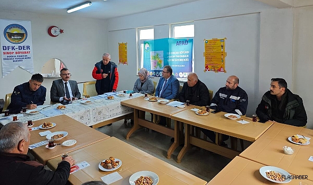 Boyabat&#039;ta yangın farkındalığı eğitimi