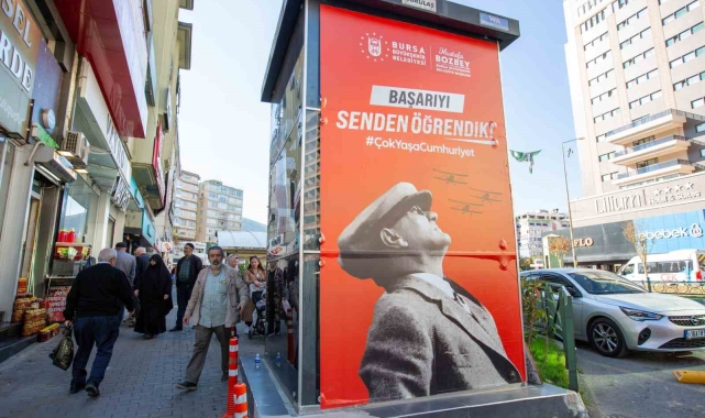 Bursa'yı, Cumhuriyet coşkusu sardı