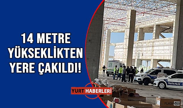 Çatı ustası feci şekilde can verdi