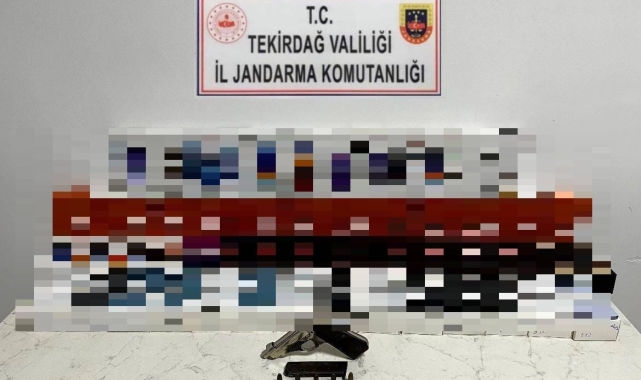 Çerkezköy'de 1 milyon 200 bin liralık kaçak telefon operasyonu