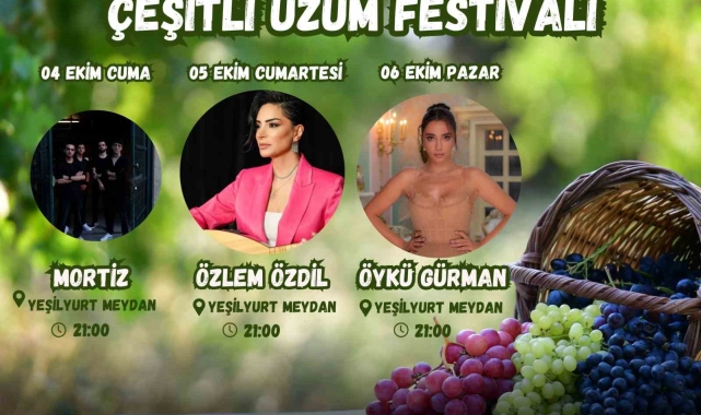 Çeşitli üzümlerin tanıtımı için festival düzenleniyor