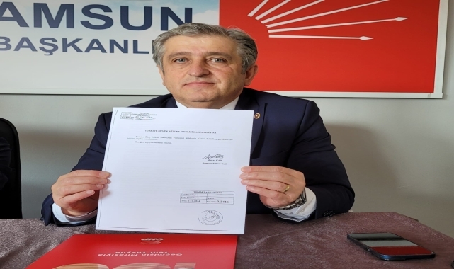 CHP Samsun Milletvekili Çan, Samsun'a İstiklal madalyası verilmesini istedi