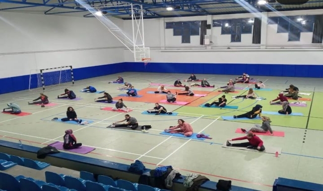 Cide'de pilates eğitimi başladı