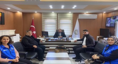 Cide Gençlik ve Spor Müdürlüğünden İlçe Müftülüğüne ziyaret