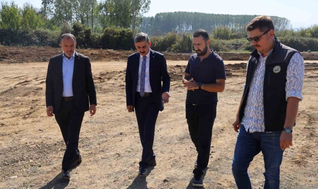 Çilimli OSB'nin alt yapı çalışmaları sürüyor