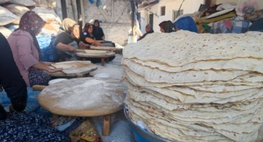Çorum'da kışlık yufka mesaisi başladı
