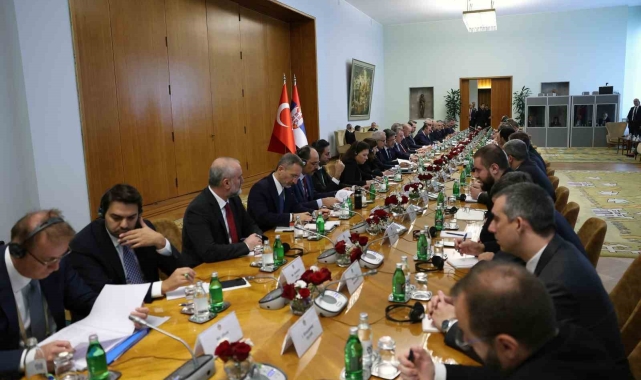 Cumhurbaşkanı Erdoğan, Türkiye-Sırbistan Yüksek Düzeyli İşbirliği Konseyi Toplantısı'na katıldı