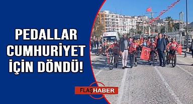 Cumhuriyet için pedalladılar