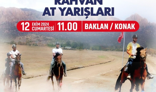 Denizli Büyükşehir ilk kez rahvan at yarışları heyecanını yaşatacak