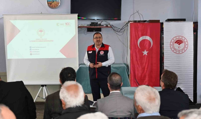 Denizli'de 19 ilçede eş zamanlı çiftçi bilgilendirme toplantısı yapıldı